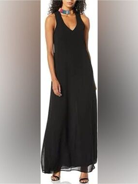 Show Me Your Mumu Krista Beaded black Boho Hippie Maxi Dress